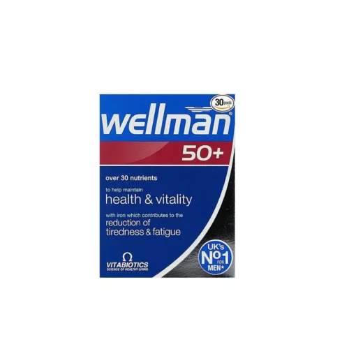 Vitabiotics-Wellman-50+,-30-Tablets Vitabiotics Wellman 50+, 30 Tabletsفيتابيوتيكس ويلمان 50+ 30 قرص