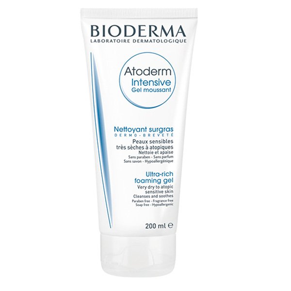 بيوديرما أتوديرم جل موس مكثف غسول للبشرة الجافة 200 ملBioderma Atoderm Intensive Ultra Rich Gel Moussant 200Ml