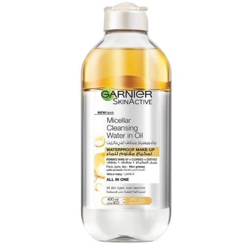 Garnier Micellar Cleansing Water In Oil 400Ml غارنييه ماء ميسيلار بالزيت منظف 400 مل