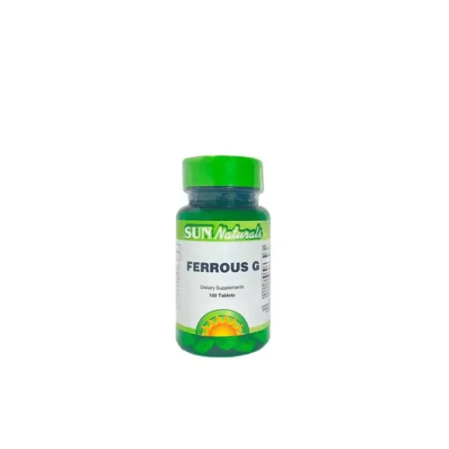 Sun Naturals Ferrous G 100Tab صن ناتشورالز غلوكونات الحديدوز 100 قرص
