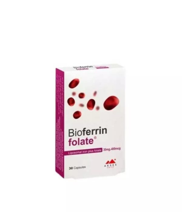 Bioferrin folate 30 capsules كبسولات بيوفرين فوليت 30
