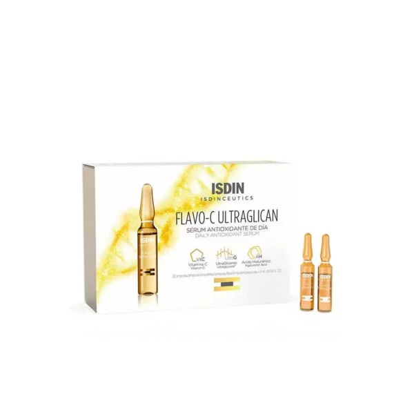 Isdin Flavo C Ultraglican 10 Ampule * 2Ml - ايزدين فلافو سي ألتراجيلكان 10 أمبولات * 2 مل
