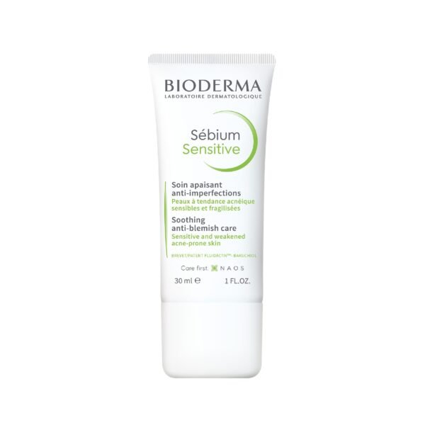 كريم بيوديرما سيبيوم للعناية بالبشرة الدهنية الحساسة 30 ملBioderma Sebium Sensitive Face Cream 30Ml