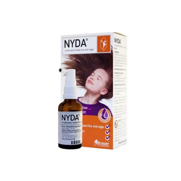 Nyda Treatment Of Head Lice And Eggs Spray 50Ml  نيدا بخاخ معالجة قمل الشعر وبيوضه 50 مل