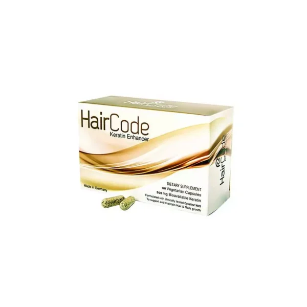 Hair Code Hair Keratin Enhancer 60 Capsule    هير كود معزز الشعر بالكيراتين 60 كبسولة