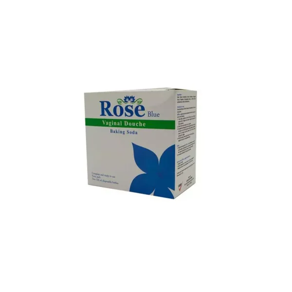 Rose Blue Vaginal Douche Baking Soda 2 * 125Ml  غسول نسائي يحتوي على بيكربونات الصوديوم .