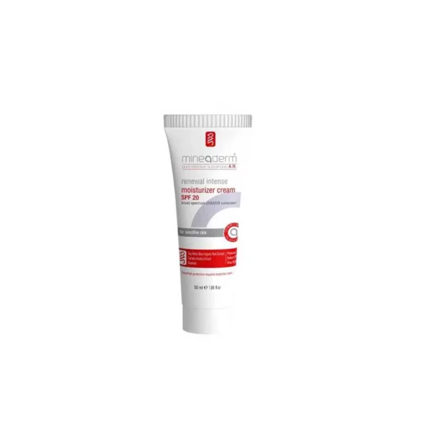 Mineaderm Renewal Moisturizer Cream Spf20 50Ml  ميناديرم مرطب مجدد للبشرة بدرجة حماية 20+, 50مل