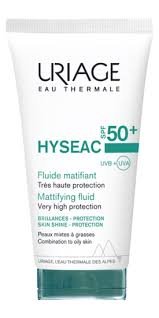 Uriage Hyseac Fluid Spf 50+, 50Ml -  يورياج هيساك سائل بعامل حماية من الشمس 50+، 50 مل