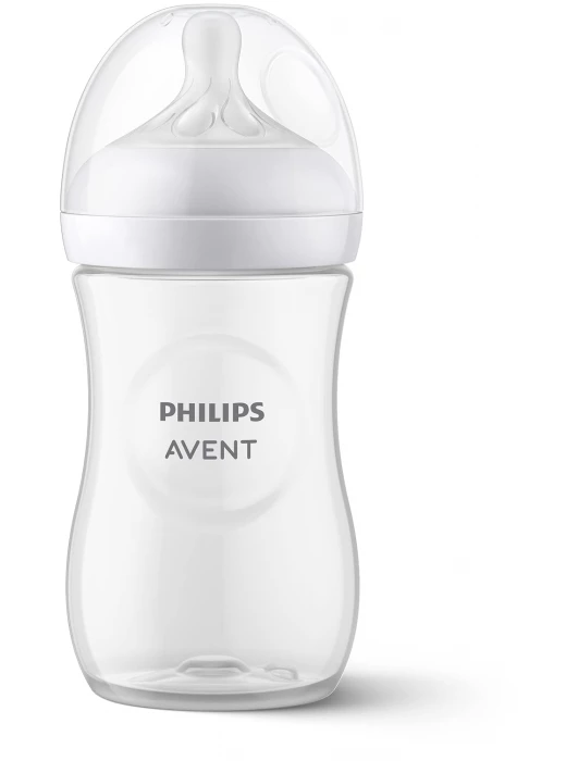 Philips Avent Natural Baby Bottle with Natural Response Teat زجاجة الأطفال الطبيعية من فيليبس أفنت مع حلمة الاستجابة الطبيعية٢٦٠مل