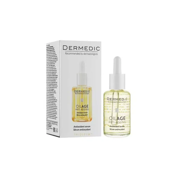 Dermedic Oilage Antioxidant Serum 30Ml  ديرميديك أويل إيج سيروم الوجه المضاد للأكسدة 30 مل