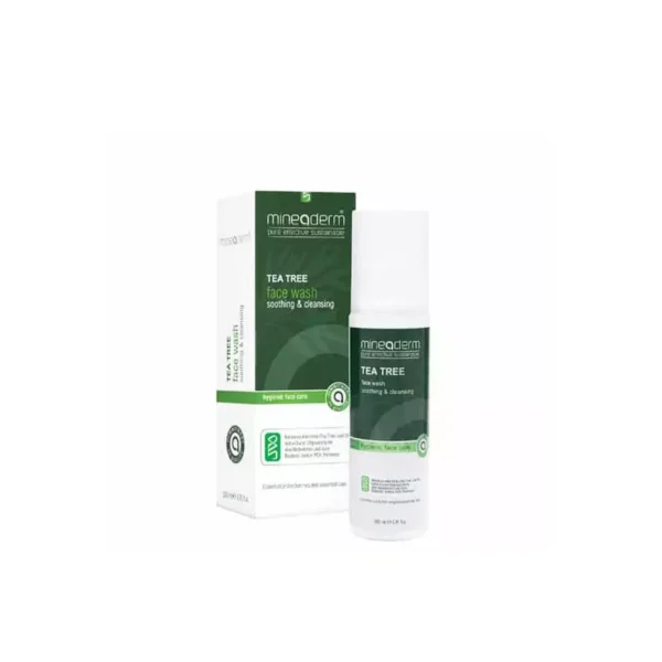 Mineaderm Tea Tree Face Wash 200Ml  مينيدرم غسول للوجه بخلاصة شجرة الشاي 200 مل