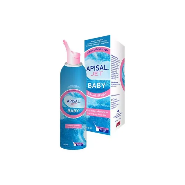 Apisal Nasal Jet Baby Daily Hygiene Spray 125Ml   أبيسال جت بخاخ الأنف للأطفال 125 مل