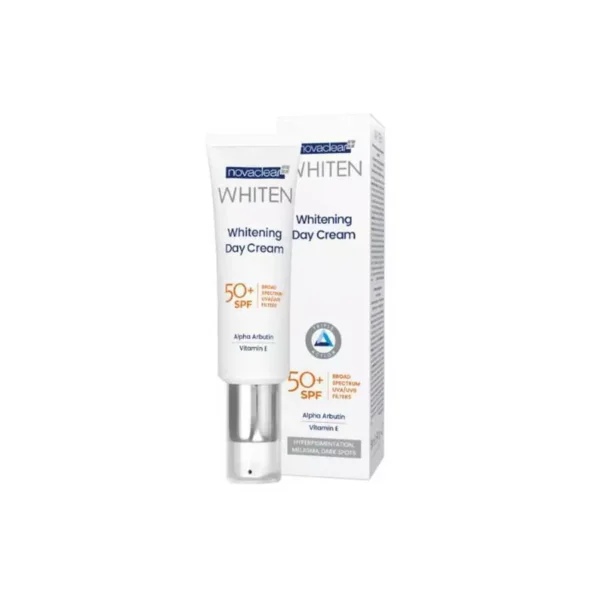 Novaclear Whitening Day Cream Spf50+, 50ML  نوفاكلير كريم النهار للتبييض بمعامل حماية 50+، 50 مل