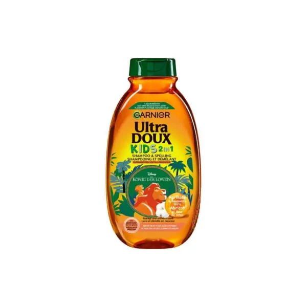 Garnier Ultra Doux Kids 2 IN1 Apricot & Cotton Flower 400ML  غارنييه الترا دو - شامبو أطفال 2 في 1 مشمش وزهرة قطن 400 مل