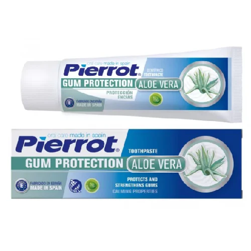 Pierrot Gum Protection Aloe Vera Toothpaste - 75ml | بيرروت معجون اسنان بخلاصة الصبار 75 مل