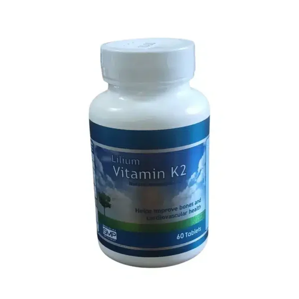 Lilium Vitamin K2 Natural Menaquinone-7 (MK7) 90Mcg 60Tabs