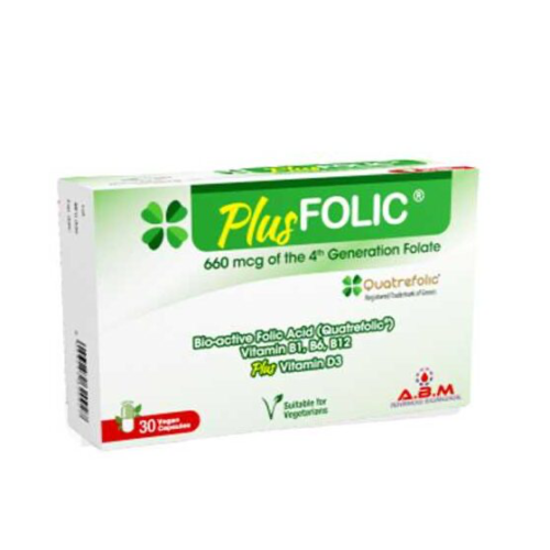 IMG_9306 فوليك اسيد Plus Folic 30 Capsules