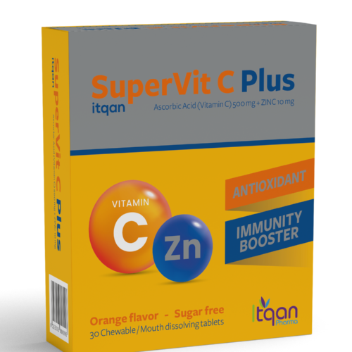 Super Vit C Plus 500mg 100 Chew Tab
