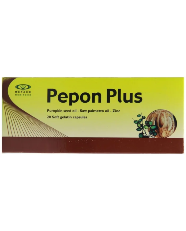 Pepon plus 20 tablet مكمل لتخفيف مشاكل البروستاتا