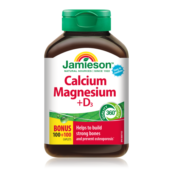 Jamieson Calcium Magnesium With Vitamin D3 200 Capsule