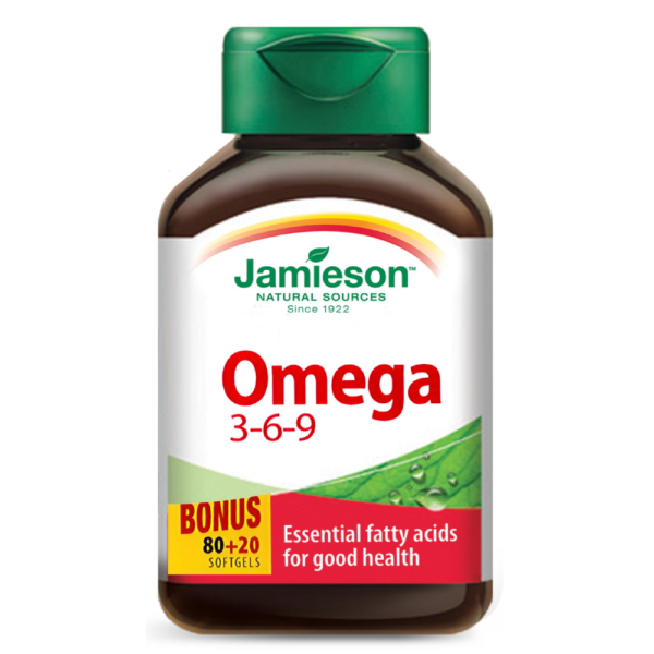 Jamieson Omega 3-6-9 100 Capsules