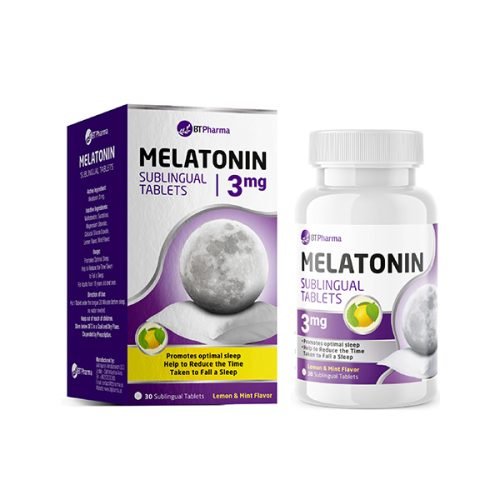 Bt Pharma Melatonin 3 Mg Sublingual 60 Tablets